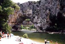 Den naturskabte bro Pont d'Arc - Tommy Hansen